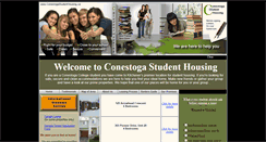 Desktop Screenshot of conestogastudenthousing.ca
